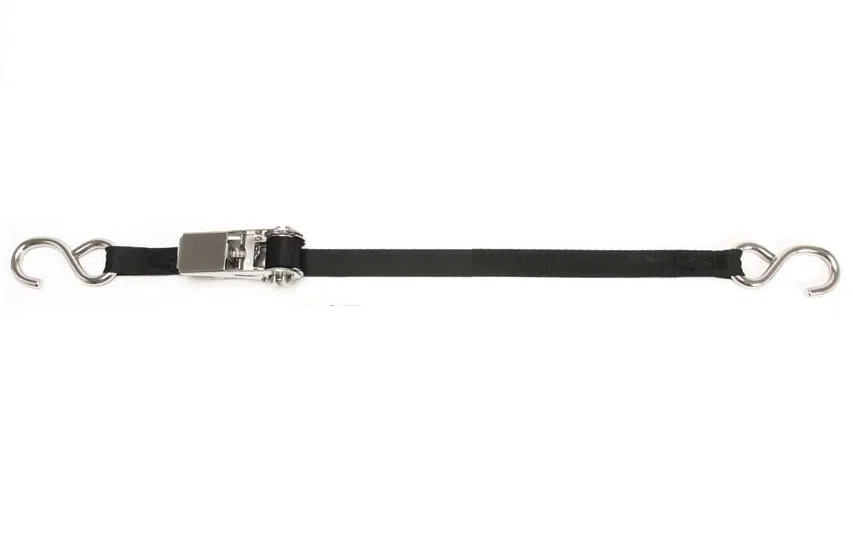 F12598 – IMMI Tie Down Strap, Boat Gunwale 18 Foot Length x 1 Inch Width With Ratchet 333 Pound Load Capacity 1000 Po...